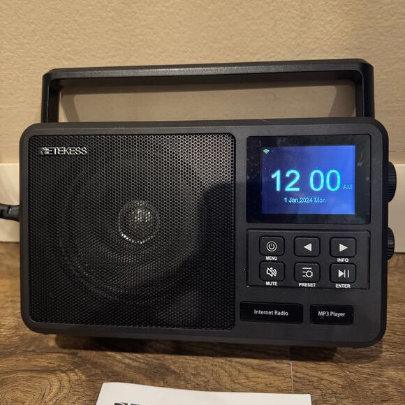 TR640 Internet Radio For Home,Wi-Fi/Bluetooth Connection With Sleep Timer/Alarm - Picture 2 of 3